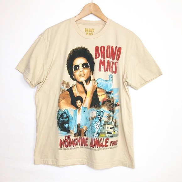 Bruno Mars moonshine jungle tour band Tee. - Picture 1 of 8